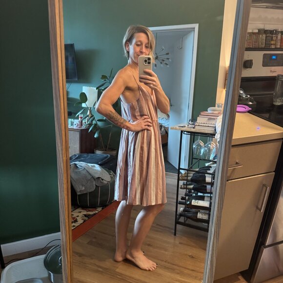 Madewell Ruffle-Waist Babydoll Cami Dress Size Small - Picture 5 of 5